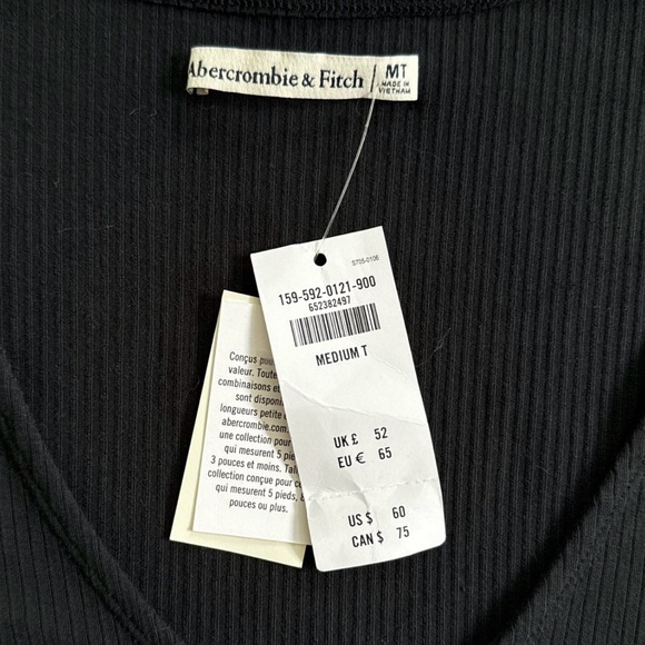 Abercrombie front button short sleeve dress - Picture 3 of 4